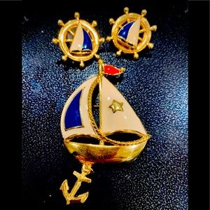 ⛴⚓️Cruise Time! ⛴⚓️Pin and Earrings